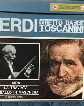 Cofanetto con LP di 3 opere di Giuseppe Verdi
