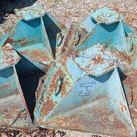 basi appoggio piramidali gru