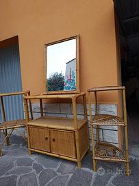 Mobile ingresso in rattan