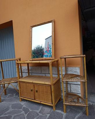 Mobile ingresso in rattan