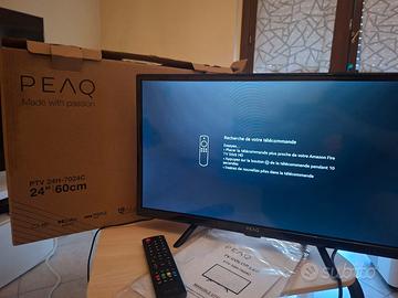 TV PEAQ 24" HD + Amazon Fire TV Stick HD 8GB