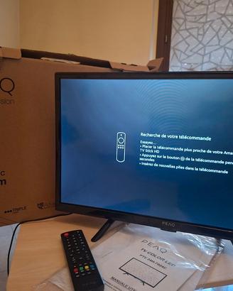 TV PEAQ 24" HD + Amazon Fire TV Stick HD 8GB