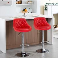 Sgabelli cucina 2 rossi 2 bianchi