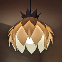 Paralume a forma di ninfea -Stampato in 3D-