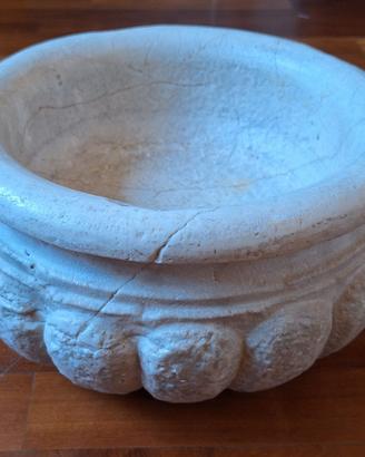 Antica acquasantiera da appoggio in marmo