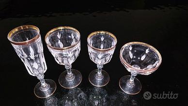 SERVIZIO BICCHIERI IN CRISTALLO DA 6