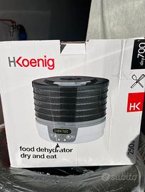 Essiccatore H.Koenig DSY700 – 250W, NUOVO