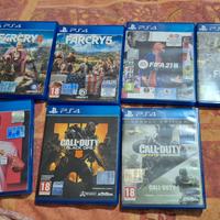 playstation 4 call of duty, Fifa,Farcry leggere