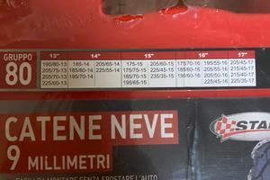 Catene da neve cerchi 13/14/15/16/17 nuove