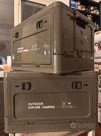 Box pieghevole 30lt - camper, auto e campeggio