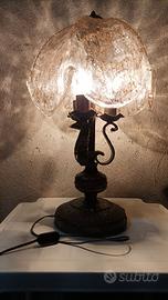 lampada da tavolo o abat-jour d'epoca