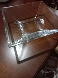 centro tavola in cristallo 