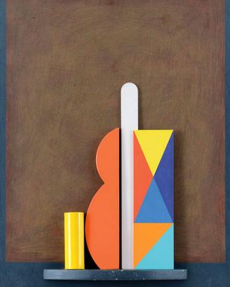 LUCIO DEL PEZZO "Mensola policroma"