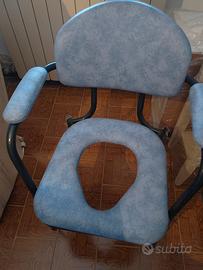 Sedia comoda WC mai usata