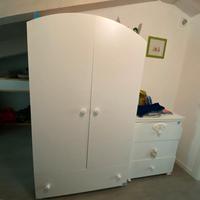 Armadio Pali Bianco Bambino/a