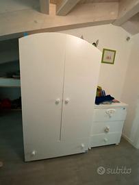 Armadio Pali Bianco Bambino/a