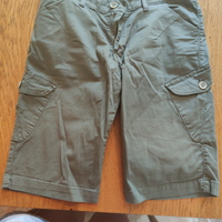 Pantaloncini corti verde militate marca Kloos tg