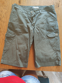 Pantaloncini corti verde militate marca Kloos tg