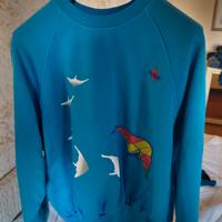 Felpa vintage felpasport by Parmalat uomo,  Tg L 