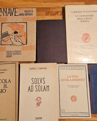 lotto libri gabriele d'annunzio