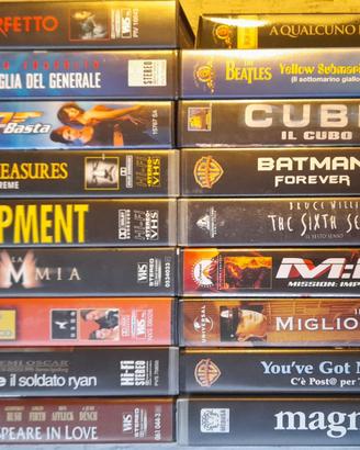 VHS originali d'epoca