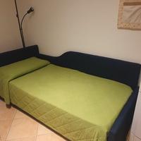 Letto singolo con letto estraibile + 2 materassi