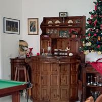 BAR IN LEGNO CON BANCONE +SCAFFALE PORTABOTTIGLIE