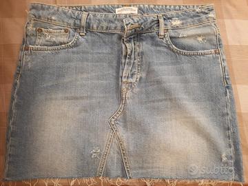 Minigonna denim Zara Woman taglia 42