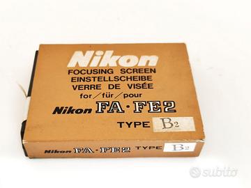 Nikon focusing screen B2 per Fe2 e FA