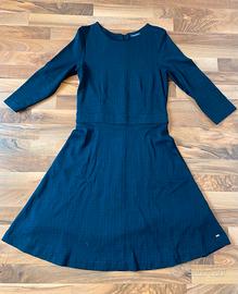 Tommy Hilfiger L abito pied-de-poule blu nero