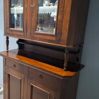 Credenza in arte povera color noce