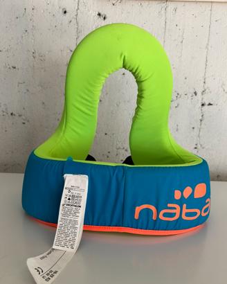 NABAIJI Gilet bambini SWIMVEDT verde-azzurro