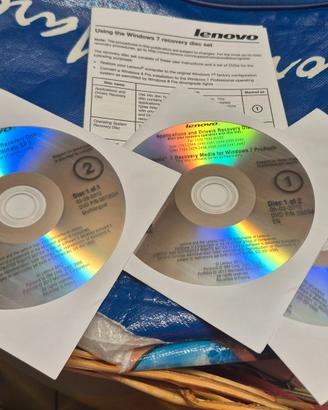 Dischi ripristino Windows 7 Lenovo T430/T530/W530