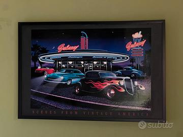 quadro retroilluminato vintage