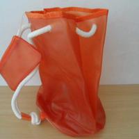 Sacca sportiva in Latex colore Arancio, con borsel