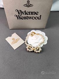 bracciale di perle vivienne westwood saturn