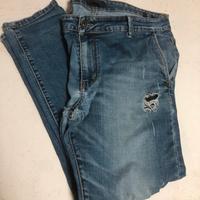 Jeans Uomo Strappato 50/36 Size