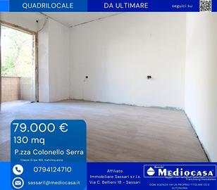 P.zza C. Serra Quadrilocale da ultimare