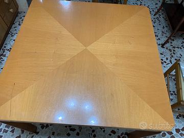 Tavolo da pranzo quadrato 1mt x 1mt