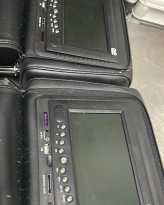 Poggia testa per auto con monitor