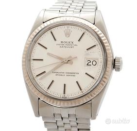 Rolex Date Just Acciaio ref. 1601 Silver Dial