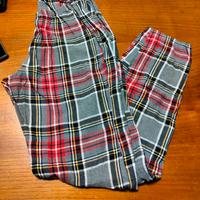 pantalone pigiama a scacchi