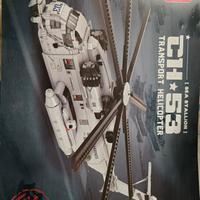 elicottero CH 54 di mattoncini tipo LEGO