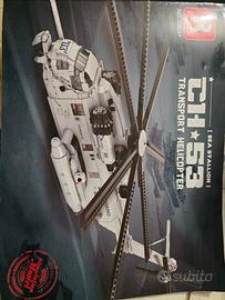 elicottero CH 54 di mattoncini tipo LEGO