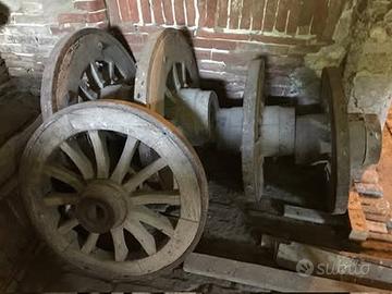 Ruote carro antico