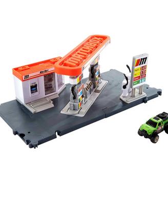 Matchbox playset stazione di servizio