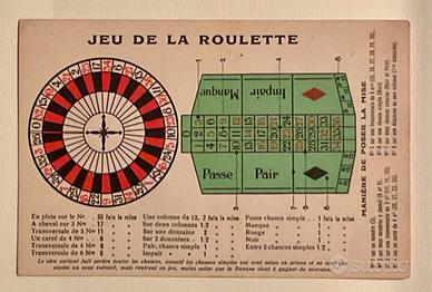 Jeu de la Roulette e Tableau du Trente et Quarante
