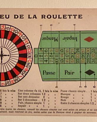 Jeu de la Roulette e Tableau du Trente et Quarante