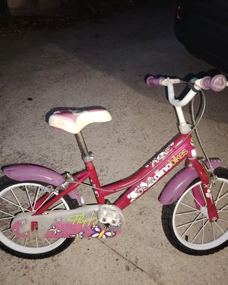 bici bimba 14 pollici dinobikes