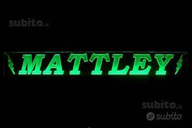Targa insegna Mattley o altro